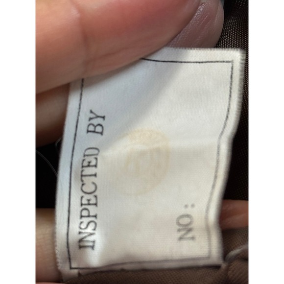 Greg Bell Men's Brown Leather Fur Hooded Duffle Coat Parka Size M - Picture 8 of 10